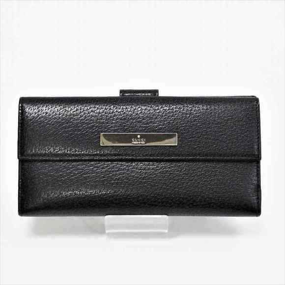 GUCCI Other - Gucci long wallet W 035 1408 2150 GUCCI leather black